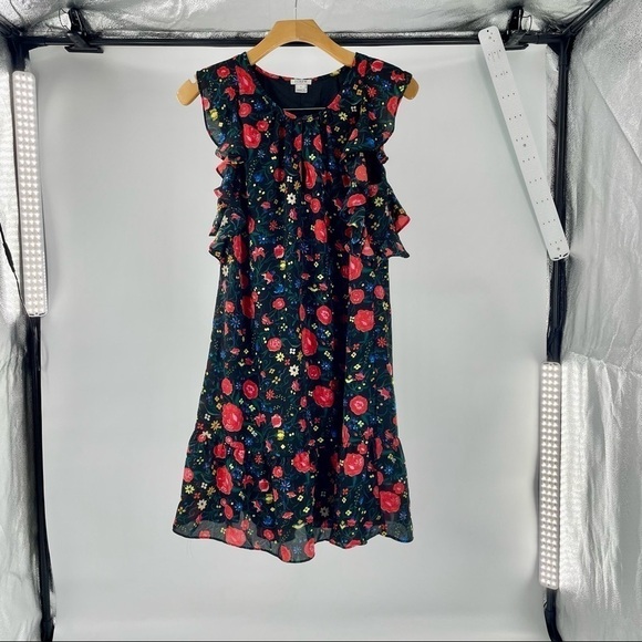 J. Crew Floral Flutter Dress NWT‎ - Picture 4 of 13
